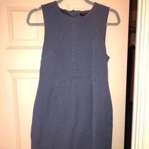 Grey/blue Banana republic dress